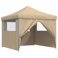 Syfax Tente de fête Beige 292 x 292 x 315 cm Tissu Oxford
