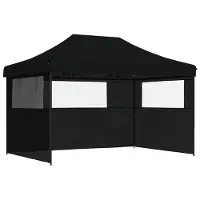 Syfax Tente de fête Noir 279 x 410 x 315 cm Tissu Oxford