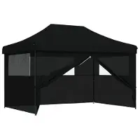 Syfax Tente de fête Noir 279 x 410 x 315 cm Tissu Oxford