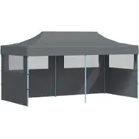 vidaXL Tente de réception anthracite 291 x 580 x 315 cm Tissu Oxford