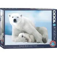 Eurographics Puzzle Ours polaire avec petit 1000 pièces