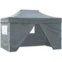 Syfax Tente de fête Anthracite 280 x 410 x 315 cm Tissu Oxford