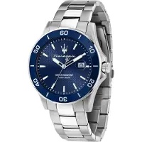 Maserati Competizione 43 Mm 3h Watch Bleu Homme
