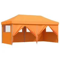 Syfax Tente de fête Orange 292 x 580 x 315 cm Tissu Oxford