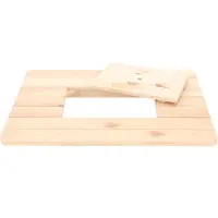Esschert Design Table de bierre naturelle - 100% bois