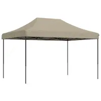 Syfax Tente de fête Taupe 279 x 410 x 315 cm Tissu Oxford