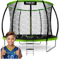 Neo-Sport Trampoline De Jardin Profilé 10Ft/312Cm Avec Filet Intérieur