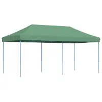 Syfax Tente de fête Vert 292 x 580 x 315 cm Tissu Oxford