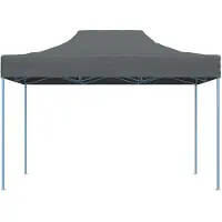 vidaXL Tente de réception anthracite 280 x 410 x 315 cm Tissu Oxford