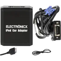 ELECTRONICX AUX iPhone iPod Adaptateur Renault 8-Pin ▶ Changeur CD Clio Twingo Kangoo