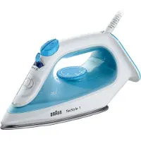 Braun TexStyle 1, fer à vapeur SI 1050BL - Fer à repasser avec semelle SuperCeramic