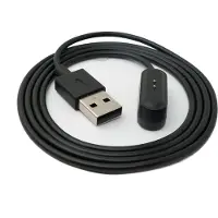 System-S Câble USB 2.0 100 cm pour smartwatch Oppo Watch Free en noir