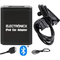 ELECTRONICX Multimedia Edition Adaptateur AUX Bluetooth pour Ford 12 Pin ▶ iPhone iPad iPod Auto Radio - kit mains-libres streaming musical