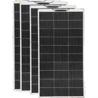 OEM Panneau solaire, conception flexible, haute efficacité, 4 panneaux solaires