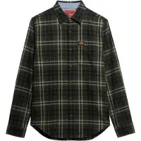 Superdry Chemise écru / olive / noir