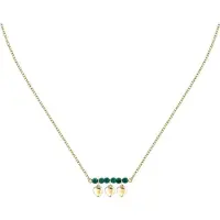 Morellato Collier - Morellato - Saix14 - Acier Et Agate - 40+5 Cm - Doré
