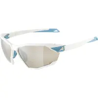 Alpina Unisexe, Lunettes de sport, Twist Six Q (Blanc Mat, Silver), Blanc