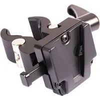 Caruba V Mount Cosse de batterie (Batterie de l'appareil photo), Alimentation pour appareil photo, Noir