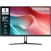 Thomson 27" (69 cm) LED FHD Moniteur, 120Hz, IPS Panel, HDR10, HDMI x1,USB 1x, Adaptive Sync, Écran antireflet, M27FB2Y15