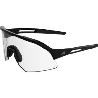 Alpina Unisexe, Lunettes de sport, Sonic HR M V (Noir mat, Noir, varioflex noir), Noir