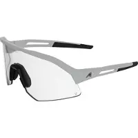 Alpina Unisexe, Lunettes de sport, Sonic HR M V (Blanc Mat, Noir, varioflex noir), Blanc