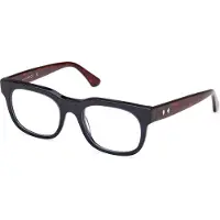 Web Lunettes de vue homme - - Montures cerclées - Acétate - 53/20/145 - Ronde - Blue - Casual - Transparent