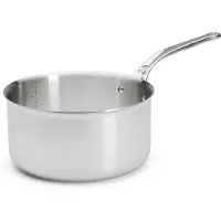 De Buyer Casserole Affinity - Acier inoxydable de qualité professionnelle, compatible induction, Ø 14 cm
