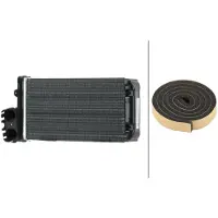 Hella Échangeur thermique pour chauffage intérieur 245 x 140 mm pour entre autres PEUGEOT 206