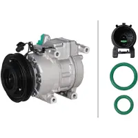 Hella Compresseur de climatisation 12 V, Ø 125 mm, Thermo-Expertise, notamment pour HYUNDAI ELANTRA