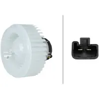Hella Ventilateur d'habitacle 12 V 276 W 2 pôles adapté notamment pour OPEL MOKKA