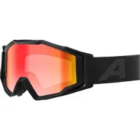 Alpina Unisexe, Lunettes de sport, Circus Q-Lite (Noir mat, Red), Noir