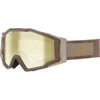 Alpina Unisexe, Lunettes de sport, Circus Q-Lite (sable mat, Or), Marron