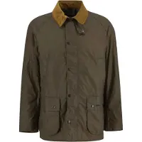 Barbour - Blouson ciré léger imperméable - Lightweight Ashby Wax Jacket Beech pour Homme en Coton - Taille M - Kaki