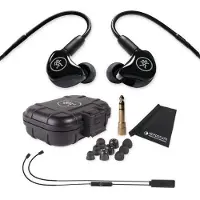 Mackie Écouteurs intra-auriculaires MP-120 avec adaptateur Bluetooth et étui