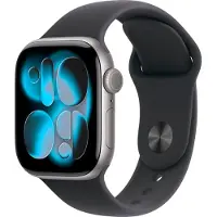 Apple Watch Series 11 gps + Cellular - 42mm Space Grey Aluminium Case Black Sport Band M/l