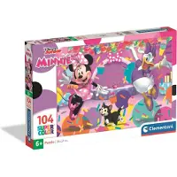 Clementoni CLE puzzle 104 SuperKolor Minnie Minnie 25054
