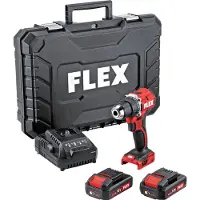 Flex Perceuse visseuse sans fil DD 2G 18,0-EC LD/2,5 - 18V - coffret + 2 batteries 2,5Ah + 1 chargeur