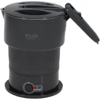 Adler Ad 1377 0.6l 600w Kettle Argenté One Size / EU Plug 220V