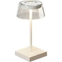 Gnosjö Konstsmide Lampe de table design Scilla | blanc | Intérieur/Extérieur | USB/Accu | 7816-250