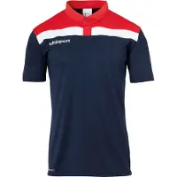 Uhlsport Offense 23 Polo Hommes - Marine / Rouge / Blanc