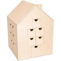 Artémio Calendrier de l'Avent Maison à décorer 30 x 21,5 cm