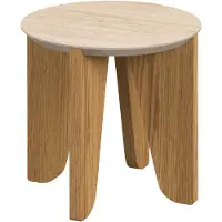 Ebuy24 Dockland table d'angle beige.