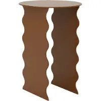 Urban Nature Culture Table d'appoint ondulée