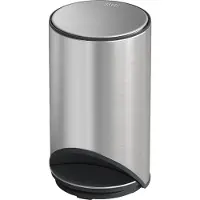 Joseph Joseph Arc Easy-Push Poubelle à pédale en inox 10L