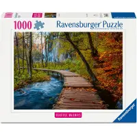 Ravensburger Puzzle Sentier forestier automnal - 1000 pièces.