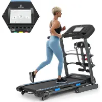 Capital Sports Pacemaker F120 Pro Tapis de course cardio autolubrifiant USB SD 12km
