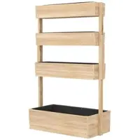 OKWISH Table à Manger 4-6 Personnes - Table Industrielle avec Étagère de Rangement et Pieds Métal - Bois Noir