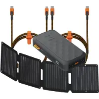 Xtorm Fuel Series 5 35W Powerbank 20.000 mAh + Zonnepaneel Opvouwbaar 28W Solar Panel + Xtreme USB-C naar lightning kabel + USB-C kabel