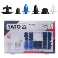 YATO Opel Rivets, clips, lot de 300 pièces