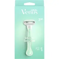 Gillette venus rasoir Smooth Sensitive+ - 2 recharges